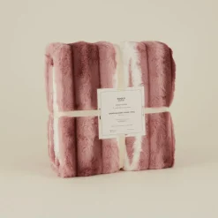 Karaca Rabbit Powder Sherpa Decke 130x150