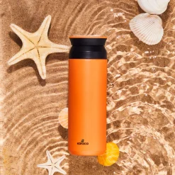 Karaca Rainbow Edelstahl Auslaufsicherer Thermosflasche 500 ml Orange