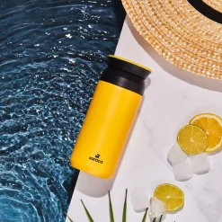 Karaca Rainbow Steel Auslaufsichere Thermoskanne 350 Ml Gelb