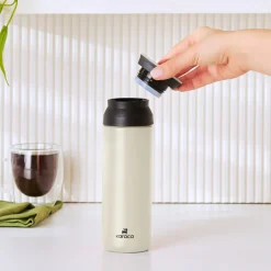 Karaca Rainbow Steel Auslaufsichere Thermoskanne 500 Ml Creme