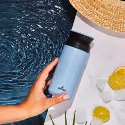 Karaca Rainbow Steel Auslaufsichere Thermoskanne 350 Ml Blau