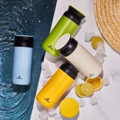 Karaca Rainbow Steel Auslaufsichere Thermoskanne 350 Ml Blau