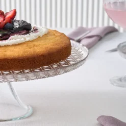 Karaca Rattan Grau-Glitzer 7-teiliges Kuchenset