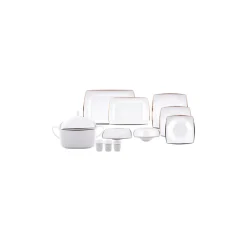 Karaca Red Carpet Collection Fine Pearl Agate 12 Personen Geschirrset, 62 Teilig