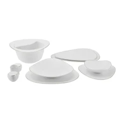 Karaca Red Carpet Collection Fine Pearl Extra Tristan 62-teiliges Geschirrset für 12 Personen