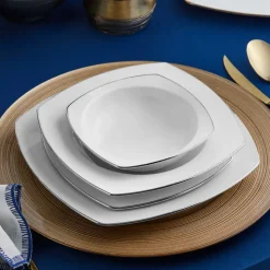 Karaca Red Carpet Collection Chiara Creme 60-teiliges Porzellangeschirr für 12 Personen