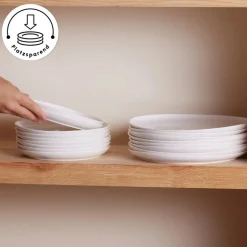 Karaca Red Carpet Collection Streamline New Hole Gold Geschirrset, 59 Teilig, New Generation Bone