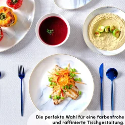 Karaca Ria New 39-teilig Geschirrset für 12 Personen, Grau