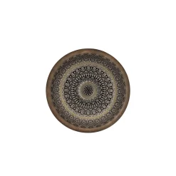 Karaca Rihanna Dekoratives Tablett 28cm schwarz