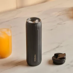 Karaca Rimo Auslaufsicherer Edelstahl-Thermos 600 ml Anthrazit