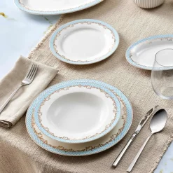 Karaca Rocco 56 Teilig New Generation Bone Geschirrset für 12 Personen