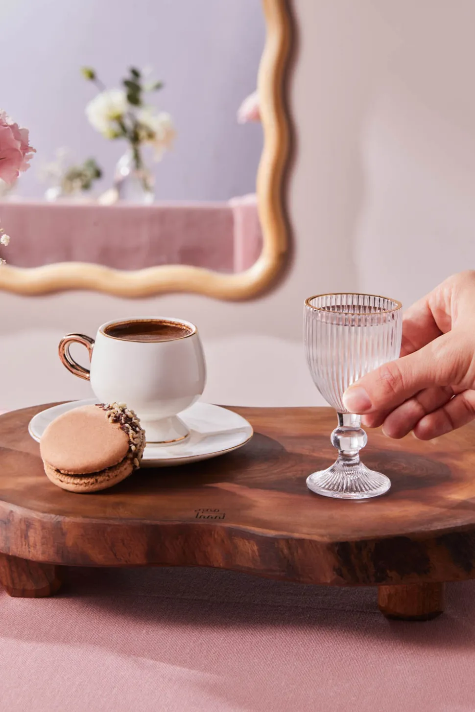 Karaca Rocco 6-Teilige Kaffeehausgläser Gold