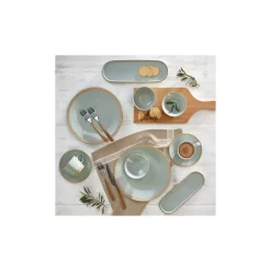 Karaca Rochelle 32 Teilige für 6 Personen Frühstücksset und Servierschalen Porzellan