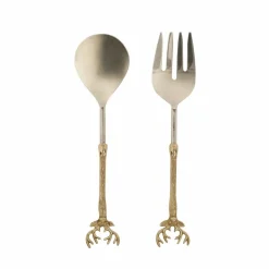 Karaca Roe Gold Service Löffel und Gabelset