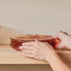 Karaca Rote Lavendel 7-teiliges Kuchenset