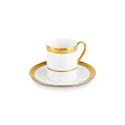 Karaca Royal Bone Victoria Kaffeetassenset für 6 Personen, 90 ml