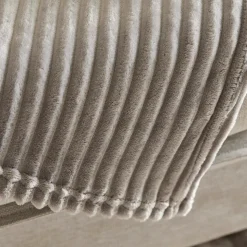 Karaca Ruby Stripe Wellsoft Doppel Decke, Grau