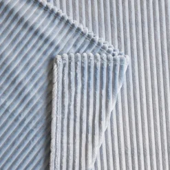 Karaca Ruby Stripe Wellsoft Doppel Decke, Blau