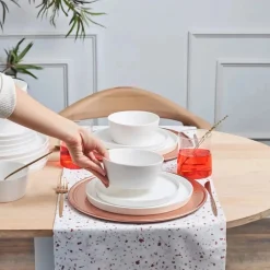 Karaca Salvare New Generation Bone Geshirrset, 6 Personen, 18 Teilig