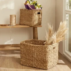 Karaca Sandro Seegras Korb, 42x32x30 cm