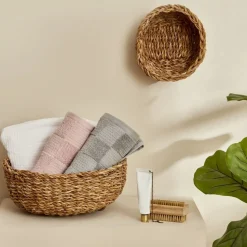 Karaca Scatola Strohkorb aus Seegras, 20x9 cm