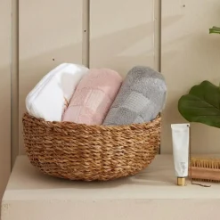 Karaca Scatola Strohkorb aus Seegras, 30x13 cm