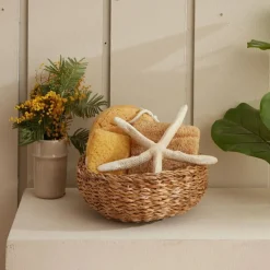 Karaca Scatola Strohkorb aus Seegras, 25x11 cm