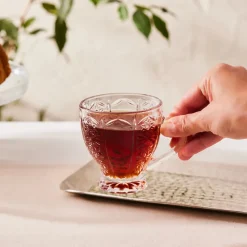 Karaca Seda 6 Personen Glas Tee Cup 180 Ml