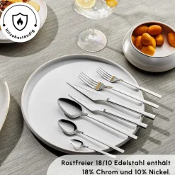 Karaca Sedir Elegance Besteckset für 12 Personen, 84 Teilig