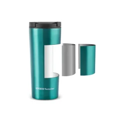 Karaca Sheeny Edelstahl Auslaufsicherer Thermobecher 450 ml Grün