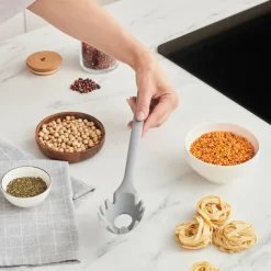 Karaca Silva Silikon Pastalöffel, 33 cm, Grau