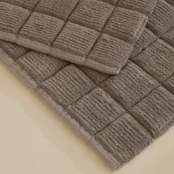 Karaca Simon Badvorleger-Set, 60 × 90 cm + 40 × 60 cm, Grau