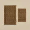 Karaca Simon Badvorleger-Set, 60 × 90 cm + 40 × 60 cm, Braun