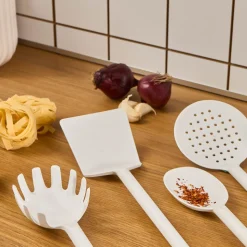 Karaca Simple 5-teiliges Küchenutensilien-Set, Weiß