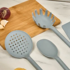 Karaca Simple 5-teiliges Küchenutensilien-Set, Grau