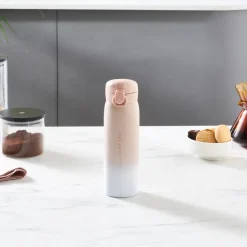 Karaca Skyfall Stahl Auslaufsichere Thermoskanne 500 Ml Rosa