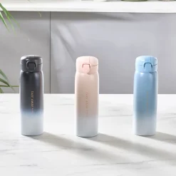 Karaca Skyfall Steel Auslaufsichere Thermoskanne 500 Ml Blau