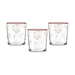 Karaca Snowy 380 Ml 3-Teiliges Wasserglas-Set