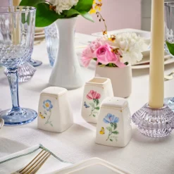 Karaca Square Bone Velora 53-teiliges Tafelservice für 12 Personen