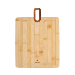 Karaca Squarecut 2-teiliges Bambus Schneidebrett