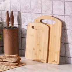 Karaca Stark Bambu 2-teiliges Schneidebrett