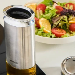 Karaca Stellum, 3-teiliges Öl- und Essigflaschen-Set, Inox