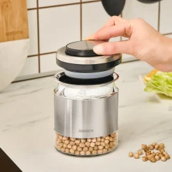 Karaca Stellum, Vorratsglas, 480ML, Inox