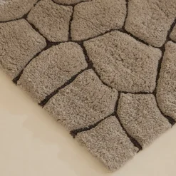 Karaca Stone Badvorleger, 60 × 100 cm, Grau