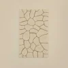Karaca Stone Badvorleger, 60 × 100 cm, Offwhite