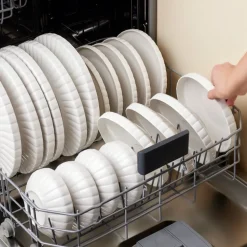 Karaca Stream Bone China Pumpkin 24-teiliges Tafelservice für 6 Personen, Weiß