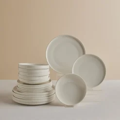 Karaca Stream Bone Felix XL Tafelservice 18-teilig für 6 Personen