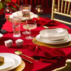 Karaca Stream Bone Middle 56-Teiliges 12-Personen Geschirrset