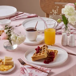 Karaca Stream Bone Sunset, 34-Teiliges 6-Personen Frühstücksset Gold