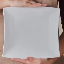 Karaca Stream Pure Perfect Weiß 32-Teiliges 6-Personen Frühstücksset Quadrat